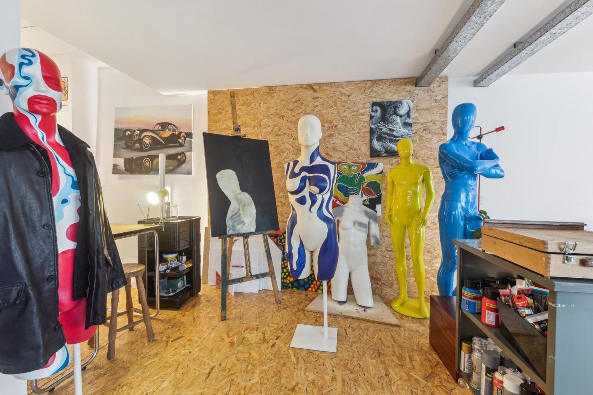 Cosy Art Studio Near Station With Bikes And Garden Гент Екстериор снимка